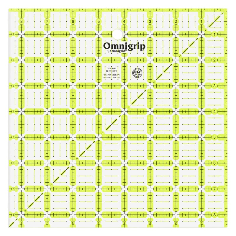 Omnigrid Omnigrip Neon Quilters Ruler - Image 1